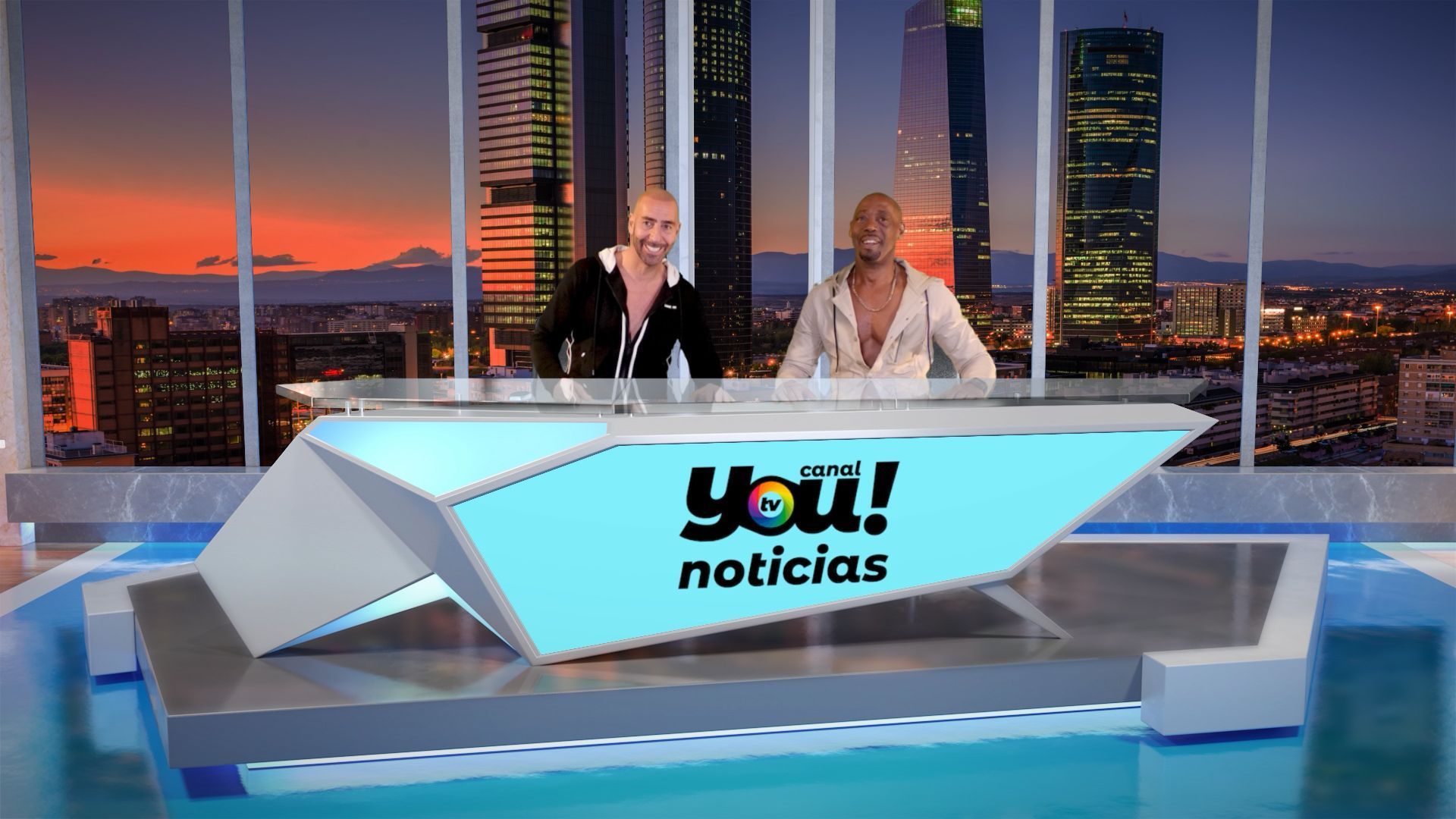 presentadores de televisión