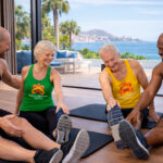 Monitores personales con clientes jubilados en Benidorm